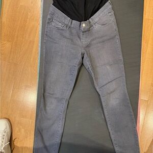 Gap Gray Maternity Skinny Jeans